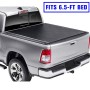 [US Warehouse] Pickup Soft Roll Up Tonneau Cover for 2015-2020 Ford F-150 Size: 6.5-FT Bed